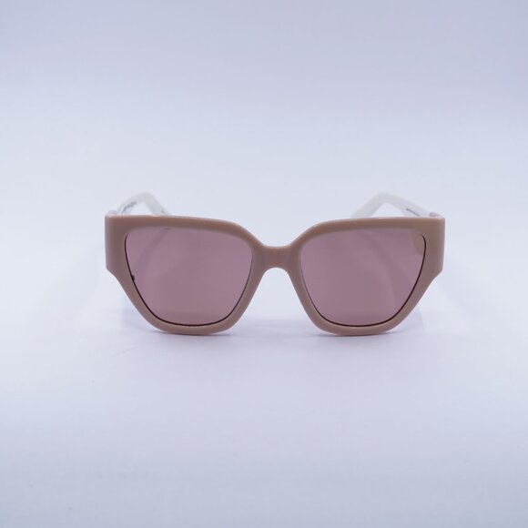 Marc Jacobs MARC 724/S 0FWM 4S Sunglasses Nude Cat Eye Frame, Brown Lenses - Picture 2 of 10